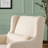 image:imageCarters by daVinci Adrian 360 Swivel Glider Chair w Storage Ottoman  Water amp Stain Resistant Rocking Chair Glider  GREENGUARD Gold amp FSC Certified Glider Rocking Chair for Nursery amp Living RoomIvory Boucle