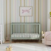 image:imageDavinci Birdie 3in1 Convertible Crib GREENGUARD Certified White  Converts to Toddler Bed amp Daybed 4 Adjustable Mattress Heights  Conversion Kit Sold Separately  Easy to AssembleLight Sage