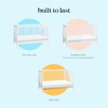 image:imageDavinci Birdie 3in1 Convertible Crib GREENGUARD Certified White  Converts to Toddler Bed amp Daybed 4 Adjustable Mattress Heights  Conversion Kit Sold Separately  Easy to AssembleWhite