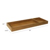image:imageMDB Family Universal Wide Removable Changing Tray M0619 in Natural Walnut GREENGUARD Gold CertifiedChestnut