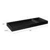 image:imageMDB Family Universal Wide Removable Changing Tray M0619 in Natural Walnut GREENGUARD Gold CertifiedEbony Black