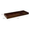 image:imageMDB Family Universal Wide Removable Changing Tray M0619 in Natural Walnut GREENGUARD Gold CertifiedEspresso