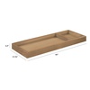 image:imageMDB Family Universal Wide Removable Changing Tray M0619 in Natural Walnut GREENGUARD Gold CertifiedHazelnut