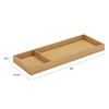 image:imageMDB Family Universal Wide Removable Changing Tray M0619 in Natural Walnut GREENGUARD Gold CertifiedHoney