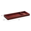 image:imageMDB Family Universal Wide Removable Changing Tray M0619 in Natural Walnut GREENGUARD Gold CertifiedRich Cherry