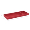 image:imageMDB Family Universal Wide Removable Changing Tray M0619 in Natural Walnut GREENGUARD Gold CertifiedStrawberry Red