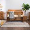 image:imagedaVinci Kalani 4in1 Convertible Baby Crib  GREENGUARD Gold Certified Convertible Crib to Toddler Bed Daybed FullSize Bed  Strong Easy to Assemble  Four Adjustable Mattress Heights  ChestnutChestnut