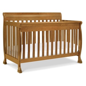 image:imagedaVinci Kalani 4in1 Convertible Baby Crib  GREENGUARD Gold Certified Convertible Crib to Toddler Bed Daybed FullSize Bed  Strong Easy to Assemble  Four Adjustable Mattress Heights  ChestnutChestnut