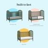 image:imageDavinci Beau 3in1 Baby Crib Convertible to Toddler Bed Daybed  Durable and Easy to Assemble  GREENGUARD Gold Certified  4 Adjustable Mattress Heights Conversion Kit Sold Separately  EbonyForest Green