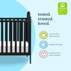 image:imageDavinci Beau 3in1 Baby Crib Convertible to Toddler Bed Daybed  Durable and Easy to Assemble  GREENGUARD Gold Certified  4 Adjustable Mattress Heights Conversion Kit Sold Separately  EbonyEbony