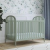 image:imageDavinci Beau 3in1 Baby Crib Convertible to Toddler Bed Daybed  Durable and Easy to Assemble  GREENGUARD Gold Certified  4 Adjustable Mattress Heights Conversion Kit Sold Separately  EbonyLight Sage