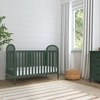 image:imageDavinci Beau 3in1 Baby Crib Convertible to Toddler Bed Daybed  Durable and Easy to Assemble  GREENGUARD Gold Certified  4 Adjustable Mattress Heights Conversion Kit Sold Separately  EbonyForest Green
