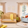 image:imageDavinci Charlie 4in1 Convertible Crib GREENGUARD Certified Forest Green  Converts to Toddler Bed Daybed FullSize Bed 4 Adjustable Mattress Heights Conversion Kits Sold Separately Easy AssemblyHoney