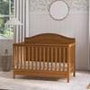 image:imageDavinci Charlie 4in1 Convertible Crib GREENGUARD Certified Forest Green  Converts to Toddler Bed Daybed FullSize Bed 4 Adjustable Mattress Heights Conversion Kits Sold Separately Easy AssemblyChestnut