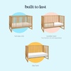 image:imageDavinci Hunter 3in1 Convertible Baby Crib GREENGUARD Certified Honey  Converts to Toddler Bed amp Daybed  4 Adjustable Mattress Heights  Conversion Kits Sold Separately  Easy to AssembleHoney