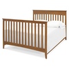 image:imagedaVinci Grove 4in1 Baby Crib Convertible to Toddler Bed Daybed FullSize Bed  Easy Assembly  GREENGUARD Gold Certified  4 Adjustable Mattress Heights Conversion Kits Sold Separately  Chestnut