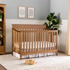 image:imagedaVinci Grove 4in1 Baby Crib Convertible to Toddler Bed Daybed FullSize Bed  Easy Assembly  GREENGUARD Gold Certified  4 Adjustable Mattress Heights Conversion Kits Sold Separately  Chestnut