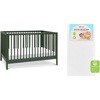 image:imageDavinci Birdie 3in1 Convertible Crib GREENGUARD Certified Honey  Converts to Toddler Bed amp Daybed 4 Adjustable Mattress Heights  Conversion Kit Sold Separately  Easy to AssembleForest Green Bundle