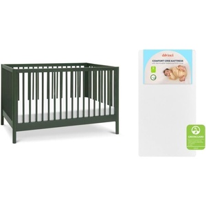 image:imageDavinci Birdie 3in1 Convertible Crib GREENGUARD Certified Honey  Converts to Toddler Bed amp Daybed 4 Adjustable Mattress Heights  Conversion Kit Sold Separately  Easy to AssembleForest Green Bundle
