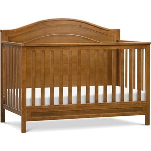 image:imageDavinci Charlie 4in1 Convertible Crib GREENGUARD Certified Forest Green  Converts to Toddler Bed Daybed FullSize Bed 4 Adjustable Mattress Heights Conversion Kits Sold Separately Easy AssemblyChestnut