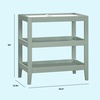 image:imageCarters by Davinci Colby Changing Table in Walnut GREENGUARD Gold CertifiedLight Sage