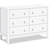 image:imageDavinci Sammy Scallop 6Drawer Baby Dresser Powder Blue  GREENGUARD Gold Certified  SmoothGliding Drawers  Durable amp Modern EasytoAssemble Nursery Dresser for Kids Boys amp GirlsWhite
