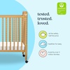 image:imageDavinci Jenny Lind 3in1 Convertible Mini Crib Honey  GREENGUARD Certified Mini Crib w Removable Wheels Converts to Toddler Bed amp Daybed w 4 Adjustable Mattress Heights