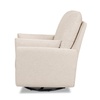image:imageDavinci Juno Swivel Glider GREENGUARD Gold Certified Vanilla  FSC amp CertiPURUS Certified Glider w 360 Swivel amp Metal Base  Spacious Seating for Extra Comfort  Fully AssembledBeach
