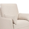 image:imageDavinci Juno Swivel Glider GREENGUARD Gold Certified Vanilla  FSC amp CertiPURUS Certified Glider w 360 Swivel amp Metal Base  Spacious Seating for Extra Comfort  Fully AssembledBeach