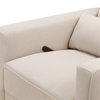 image:imageDavinci Piper Swivel Recliner Glider Chair Cream  GREENGUARD CertiPURUS Certified  Ultra Comfy Upholstered Glider Recliner Nursery Chair Manual 360 Recline amp Swivel GlideCream