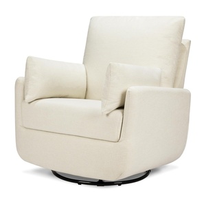 image:imageDavinci Juno Swivel Glider GREENGUARD Gold Certified Vanilla  FSC amp CertiPURUS Certified Glider w 360 Swivel amp Metal Base  Spacious Seating for Extra Comfort  Fully AssembledVanilla