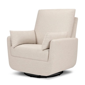 image:imageDavinci Juno Swivel Glider GREENGUARD Gold Certified Vanilla  FSC amp CertiPURUS Certified Glider w 360 Swivel amp Metal Base  Spacious Seating for Extra Comfort  Fully AssembledBeach