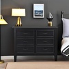 image:imageDavinci Charlie 6Drawer Baby Dresser  Wooden Double Chest of Drawers for Kids Boys and Girls  MultiPurpose Storage Dresser for Bedroom Nursery Living Room amp Hallway Easy to Assemble  EbonyEbony