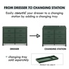 image:imageDavinci Charlie 6Drawer Baby Dresser  Wooden Double Chest of Drawers for Kids Boys and Girls  MultiPurpose Storage Dresser for Bedroom Nursery Living Room amp Hallway Easy to Assemble  EbonyForest Green