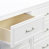 image:imageDavinci Charlie 6Drawer Baby Dresser  Wooden Double Chest of Drawers for Kids Boys and Girls  MultiPurpose Storage Dresser for Bedroom Nursery Living Room amp Hallway Easy to Assemble  EbonyWhite