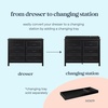 image:imageDavinci Charlie 6Drawer Baby Dresser  Wooden Double Chest of Drawers for Kids Boys and Girls  MultiPurpose Storage Dresser for Bedroom Nursery Living Room amp Hallway Easy to Assemble  EbonyEbony