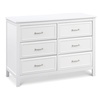 image:imageDavinci Charlie 6Drawer Baby Dresser  Wooden Double Chest of Drawers for Kids Boys and Girls  MultiPurpose Storage Dresser for Bedroom Nursery Living Room amp Hallway Easy to Assemble  EbonyWhite