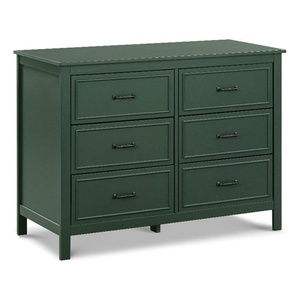 image:imageDavinci Charlie 6Drawer Baby Dresser  Wooden Double Chest of Drawers for Kids Boys and Girls  MultiPurpose Storage Dresser for Bedroom Nursery Living Room amp Hallway Easy to Assemble  EbonyForest Green