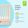 image:imageCarters by daVinci Colby 4in1 Mini Crib w Storage Washed NaturalWashed Natural