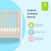 image:imageCarters by Davinci Marisol 4in1 Convertible Crib in Cove BluePowder Blue GREENGUARD Gold CertifiedWhiteWashed Natural