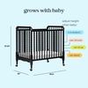 image:imageDaVinci Jenny 3in1 Convertible Mini Crib GREENGUARD Certified EbonyEbony