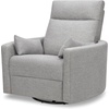 image:imageDaVinci Atlas Upholstered Recliner amp Swivel Glider Frost GreyFrost Grey