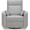 image:imageDaVinci Atlas Upholstered Recliner amp Swivel Glider Frost GreyFrost Grey