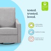 image:imageDaVinci Jonah Swivel Glider Recliner GREENGUARD Gold Certified VanillaFrost Grey