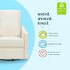 image:imageDaVinci Jonah Swivel Glider Recliner GREENGUARD Gold Certified VanillaVanilla