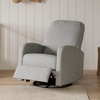 image:imagedaVinci Calder Swivel Recliner in Frost Grey Greenguard GoldFrost Grey