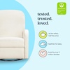image:imagedaVinci Calder Swivel Recliner in Frost Grey Greenguard GoldVanilla