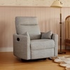 image:imageDaVinci Atlas Upholstered Recliner amp Swivel Glider Frost GreyFrost Grey