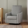 image:imageDaVinci Jonah Swivel Glider Recliner GREENGUARD Gold Certified VanillaFrost Grey