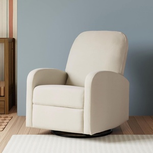 image:imagedaVinci Calder Swivel Recliner in Frost Grey Greenguard GoldVanilla